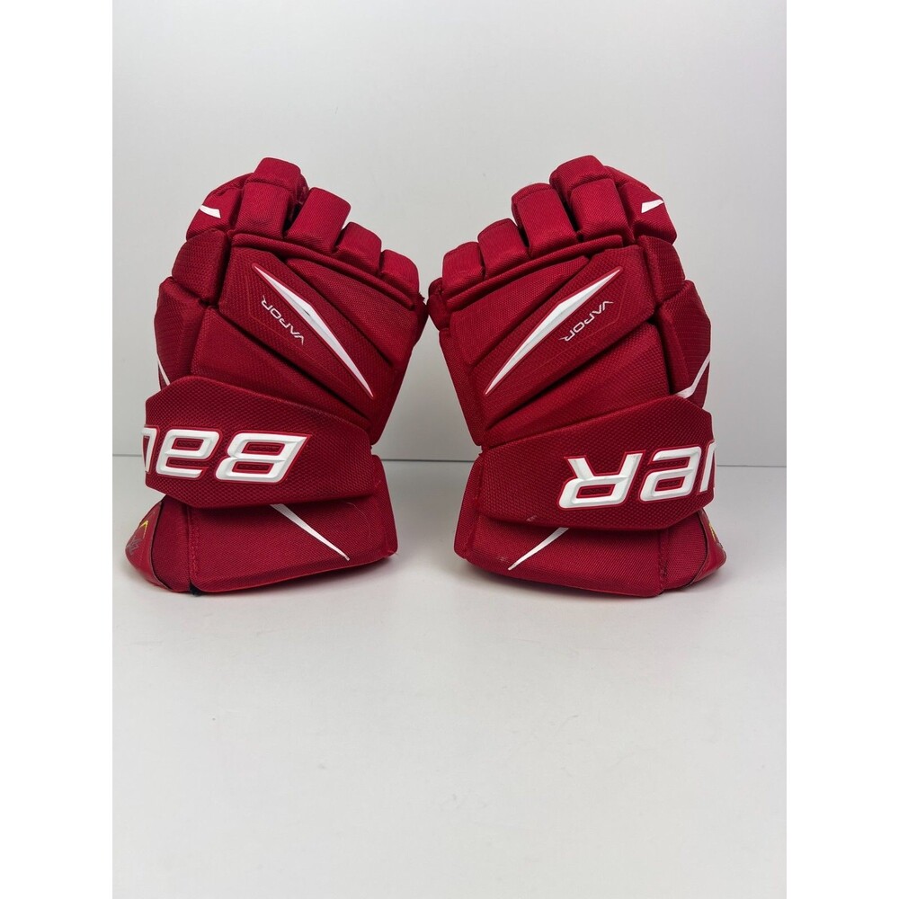 Bauer Vapor 2X Hockey Gloves Senior 15" 38cm Red Ice Hockey Player Pair